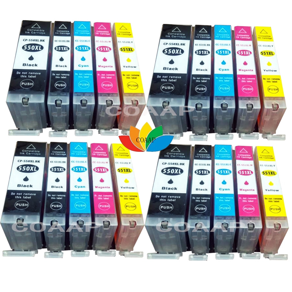  Cartouches  d encre  compatibles  Canon PGI 550 CLI 551 